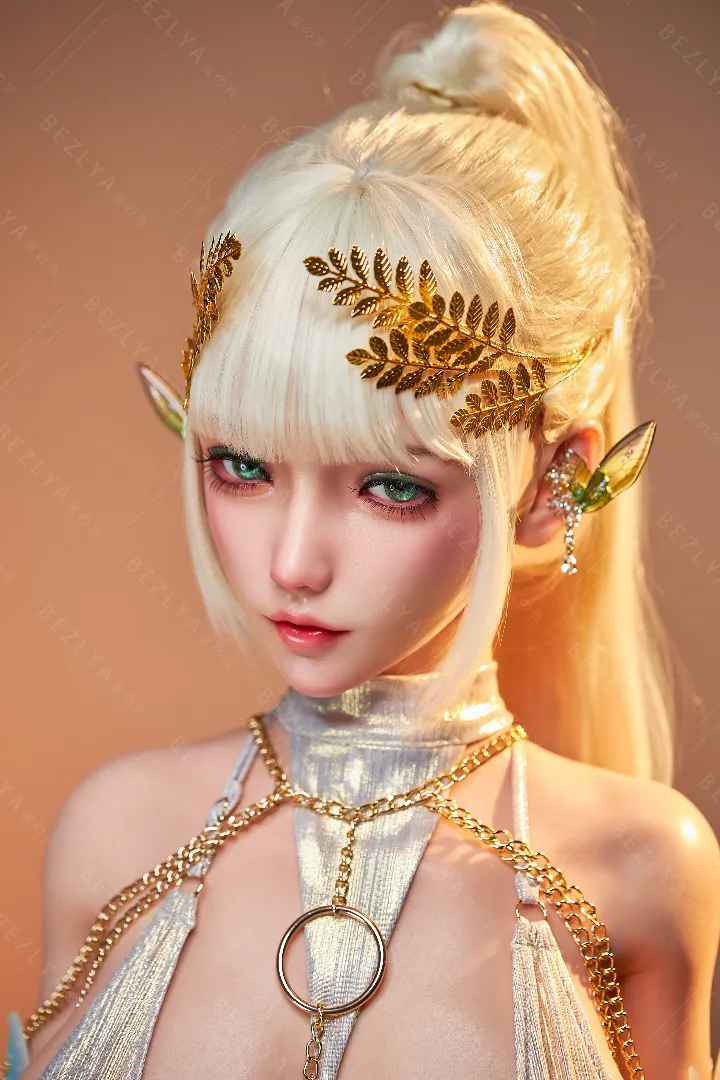 157cm (5ft2) คัพ K น้ำหนักเบา ซิลิโคน ตุ๊กตายาง หัวขยับกรามได้ Cyrtanthera